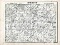 Harrison Township, Bluffton, Wabash River, Wells County 1881